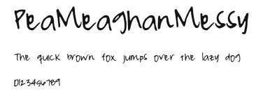 PeaMeaghanMessy Preview
