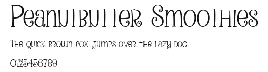 Peanutbutter Smoothies Preview