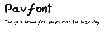 Pavfont Preview