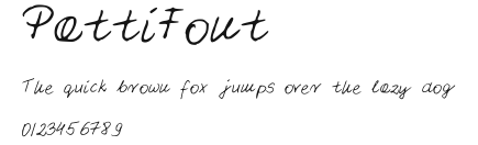 PattiFont Preview