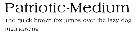 Patriotic-Medium Preview