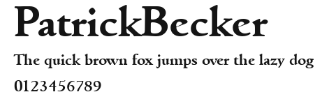 PatrickBecker Preview