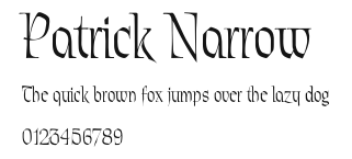 Patrick Narrow Preview