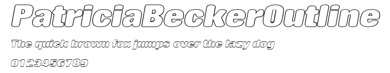 PatriciaBeckerOutline Preview