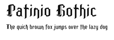Patinio Gothic Preview