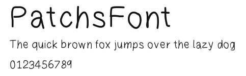 PatchsFont Preview