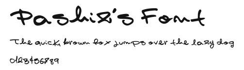 Pashiz´s Font Preview