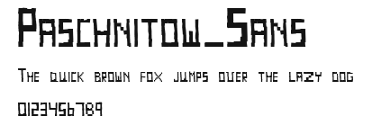 Paschnitow_Sans Preview