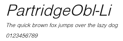 PartridgeObl-Li Preview
