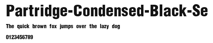 Partridge-Condensed-Black-Se Preview