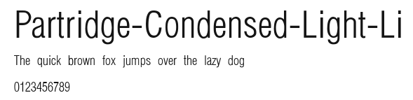 Partridge-Condensed-Light-Li Preview