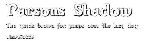 Parsons Shadow Preview