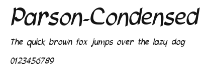 Parson-Condensed Preview