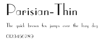 Parisian-Thin Preview