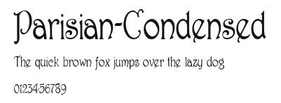 Parisian-Condensed Preview