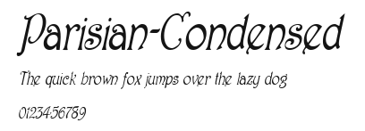 Parisian-Condensed Preview