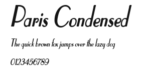Paris Condensed Preview