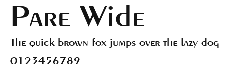 Pare Wide Preview