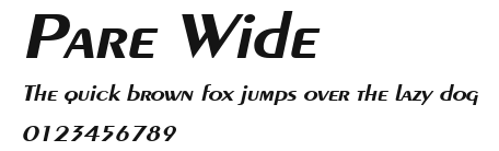 Pare Wide Preview