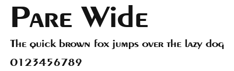 Pare Wide Preview