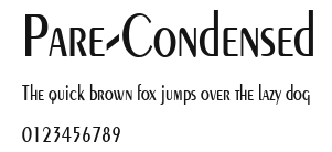Pare-Condensed Preview