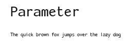 Parameter Preview