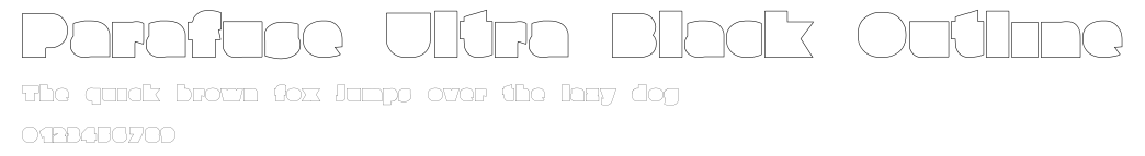 Parafuse Ultra Black Outline Preview