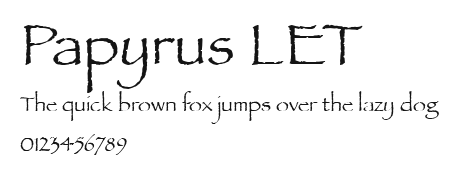 Papyrus LET Preview