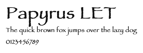 Papyrus LET Preview