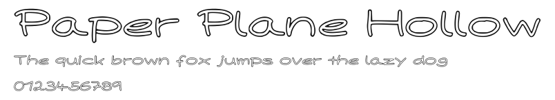 Paper Plane Hollow Preview