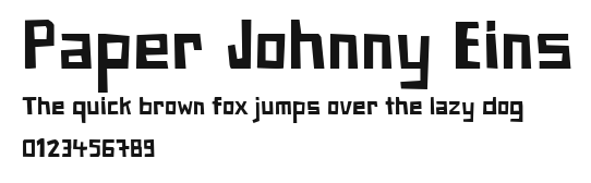 Paper Johnny Eins Preview
