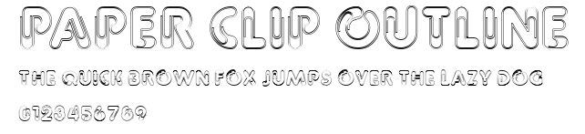 Paper Clip Outline Preview