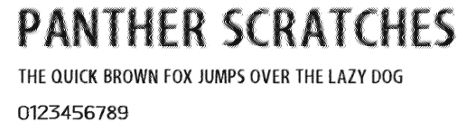 Panther Scratches Preview