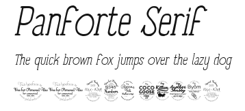 Panforte Serif Preview