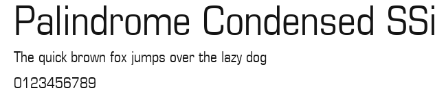 Palindrome Condensed SSi Preview