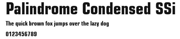 Palindrome Condensed SSi Preview
