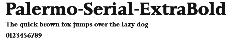 Palermo-Serial-ExtraBold Preview