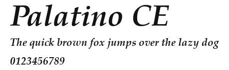 Palatino CE Preview