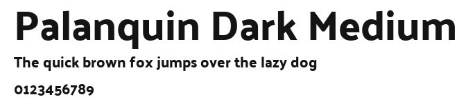 Palanquin Dark Medium Preview