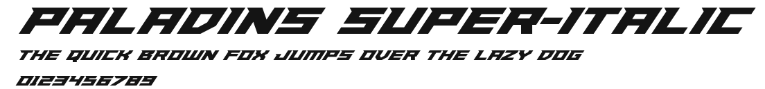 Paladins Super-Italic Preview