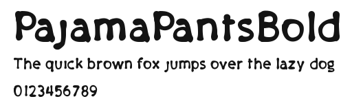 PajamaPantsBold Preview