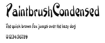 PaintbrushCondensed Preview
