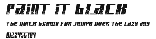 Paint it black Preview