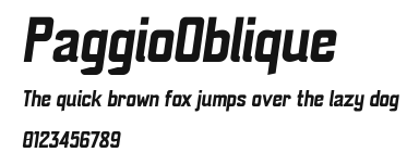 PaggioOblique Preview