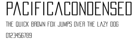 PacificaCondensed Preview