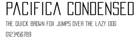 Pacifica Condensed Preview