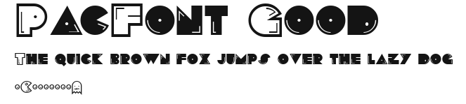 PacFont Good Preview