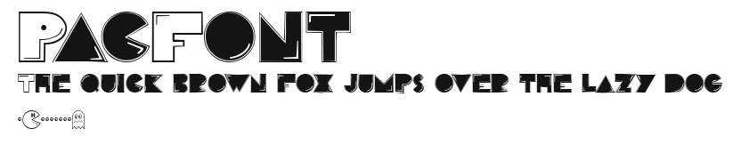 PacFont Preview