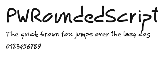 PWRoundedScript Preview