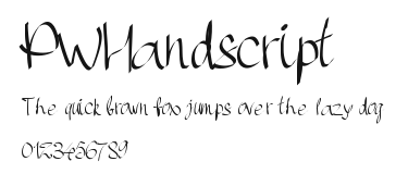 PWHandscript Preview